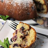 Blueberry Sour Cream Coffee Cake image