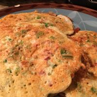 Savory Pancakes with Spring Onion and Chicken_image