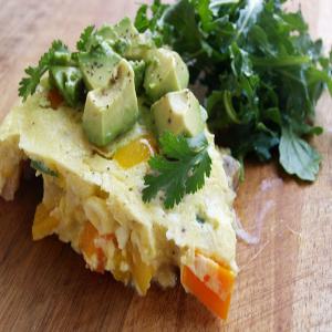 Chicken-Sausage Frittata With Corn and Feta_image