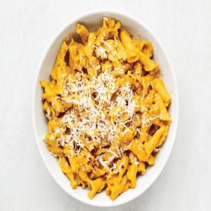Pasta with Carrot Sauce and Ricotta Salata image
