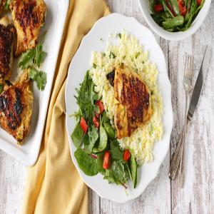 Grilled Chicken With Curried Yogurt_image