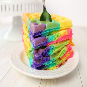Rainbow Waffles image