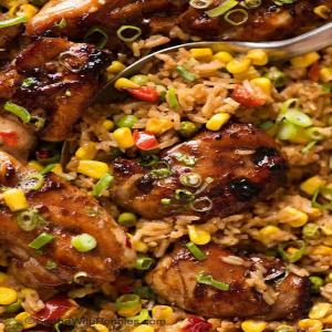 Baked Chinese Chicken and Rice_image
