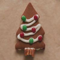 Gingerbread Christmas Tree Sandwich Cookies image