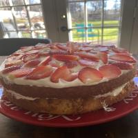 Strawberry Amaretto Cake Recipe - (4/5) image