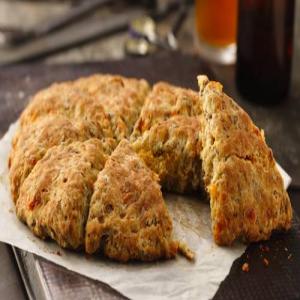 Cheese and Bacon Spent Grain Scones_image
