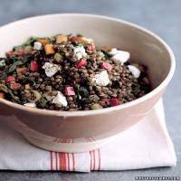Warm Lentil Salad with Goat Cheese image