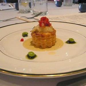 Scallops in Pastry with Lobster Sauce image
