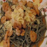 Chipotle Shrimp or Scallop Scampi With Fettuccine image