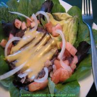 Low Fat Vegetarian Cheeseburger Salad image