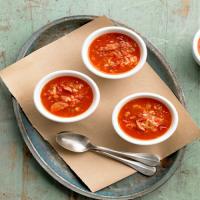 Tomato, Rice, and Sausage Soup image