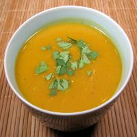 Autumn Gold Butternut Squash Soup - With Thai Inspired Flavors image