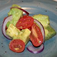 Grape Tomato and Avocado Salad image