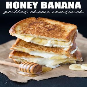 Honey Banana Grilled Cheese Sandwich_image