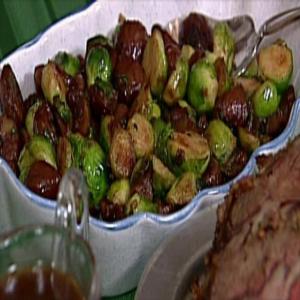 Blanched Brussels Sprouts with Chestnuts image