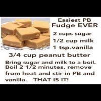 Easiest Peanut Butter Fudge Ever Recipe - (4.1/5) image