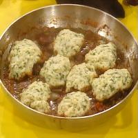 Smoky Sirloin Stew with Watercress Dumplings image