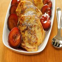 French Toast With Cinnamon Plums_image