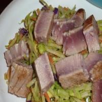 Ahi Tuna with Balsamic Ginger Slaw Recipe - (4.6/5) image