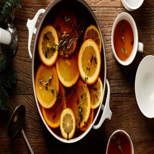 Raspberry and Thyme Hot Toddy Punch image