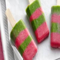 Strawberry Green Smoothie Pops_image