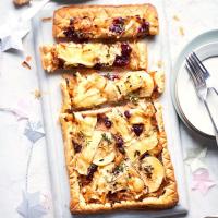 Brie, apple & onion tart image