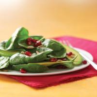 Spinach Salad with Pomegranate and Avocado image