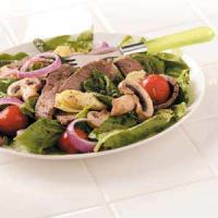 Artichoke Grilled Steak Salad_image