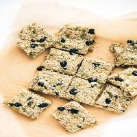 Chewy Vegan Blueberry Millet-Quinoa Snack Bars_image