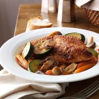 Savory Braised Chicken with Vegetables image