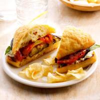 Grilled Eggplant Sandwiches image