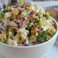 Broccoli Cauliflower Salad_image