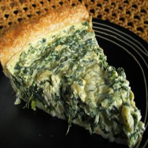 Tres Spinach And Feta Cheese Quiche Recipe - Greek.Genius Kitchen_image