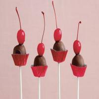 Chocolate-Cherry Truffle Pops_image