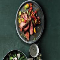 Flank Steak with Bloody Mary Tomato Salad image