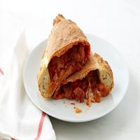 Sausage-Roasted Pepper Calzone image