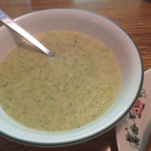 Best Ever No Cream Creamy Broccoli Soup image