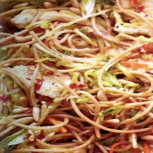 Spicy Szechuan Chicken with Noodles Recipe - (4.4/5) image