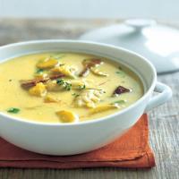 Cod Chowder with Saffron and Fingerling Potatoes image