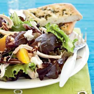 Roast Chicken Salad with Peaches, Goat Cheese & Pecans (Serves 4)_image