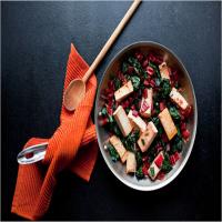 Stir-Fried Tofu With Red Chard image