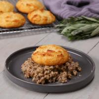 Lower-Carb Biscuits And Gravy Recipe by Tasty image