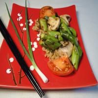 Stir-Fried Asparagus and Tomatoes image