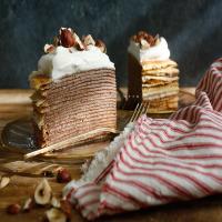 Chocolate Hazelnut Crepe Cake image