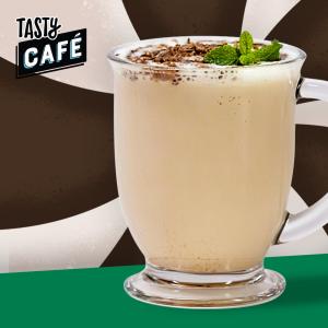 York Peppermint Pattie-Inspired Latte Recipe by Tasty_image