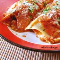 beef and spinach cannelloni image