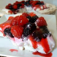 Pavlova with Fresh Summer Berries & Raspberry Coulis Sauce Recipe - (4.3/5)_image