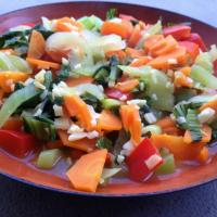 Bok Choy with Vegetables and Garlic Sauce image