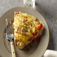 Cheesy Potato & Egg Skillet image