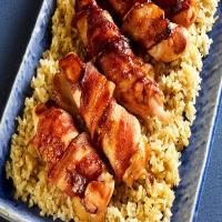 Bacon-Wrapped Chicken on the Barbecue image
